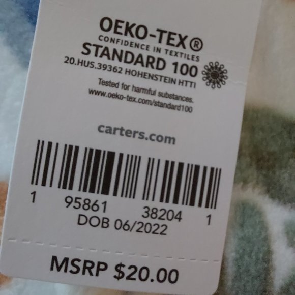 Carter's Forest Animals Fleece Sleep & Play, 9M - Picture 5 of 9